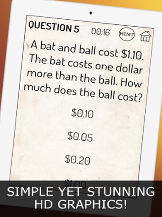 Moronic Test - Stupid Moron Idiot Quiz Game Free screenshot
