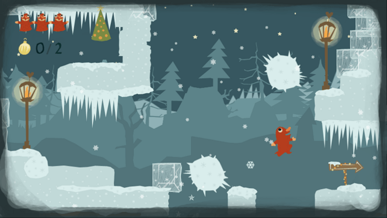Mr Red's adventure in The Missing Balls screenshot