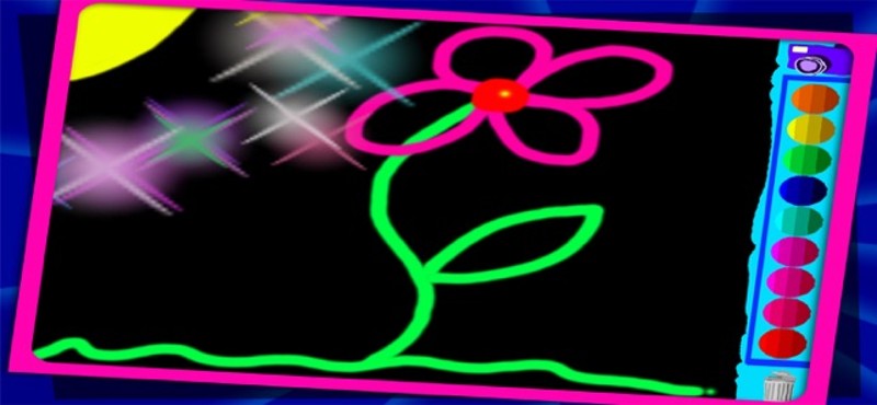 Paint Glow -glowing color draw screenshot