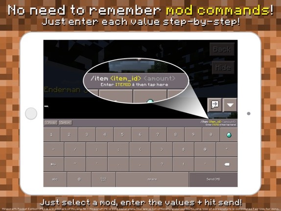 PE Mods - Custom Keyboard for Minecraft Pocket Edition Image