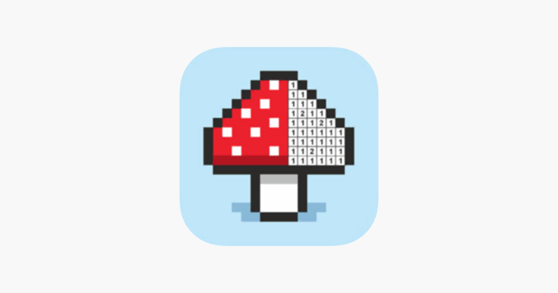Pixel Grid Color by Number Image