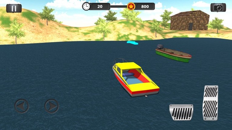 Real Police Boat Parking Simulator Game 3d screenshot