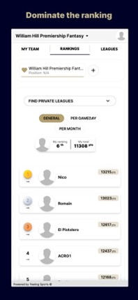 SPFL Fantasy screenshot