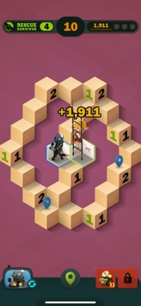 Zombie Sweeper: Action Puzzle screenshot