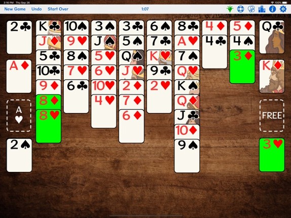 FreeCell Gold Image