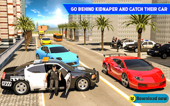 Crazy Car Racing Police Chase screenshot