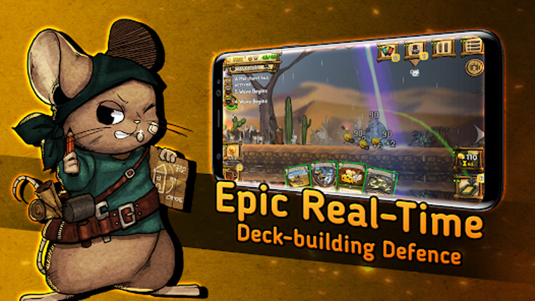 Ratropolis : CARD DEFENSE GAME screenshot