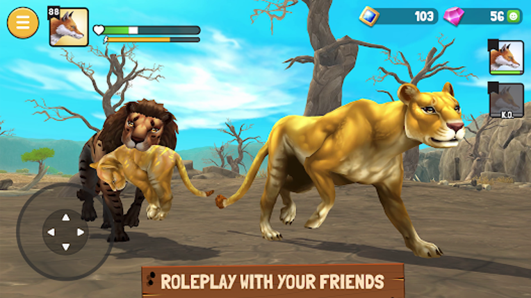 Animal Kingdoms: Wolf Sim MMO screenshot