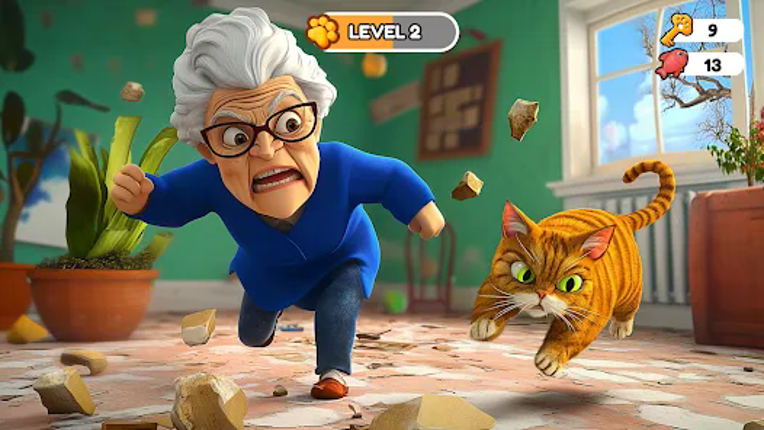 Bad Cat Sim: Granny Pet Game screenshot