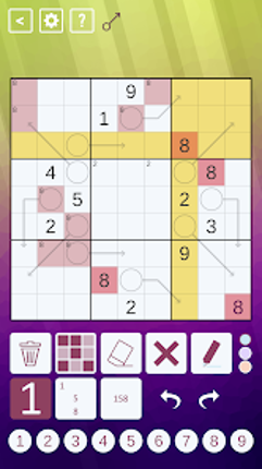 Arrow Sudoku screenshot