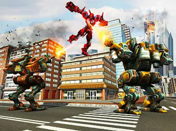 Robot Car War Transform Fight screenshot