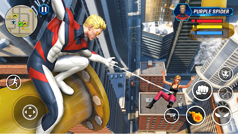 Rope Flying Hero Prime screenshot