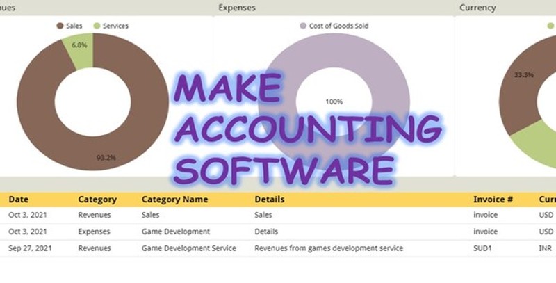 Accounting Software with Google Sheets Game Cover