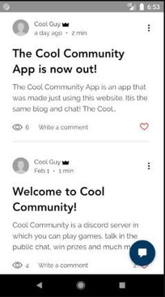 The Cool Communtiy App Image