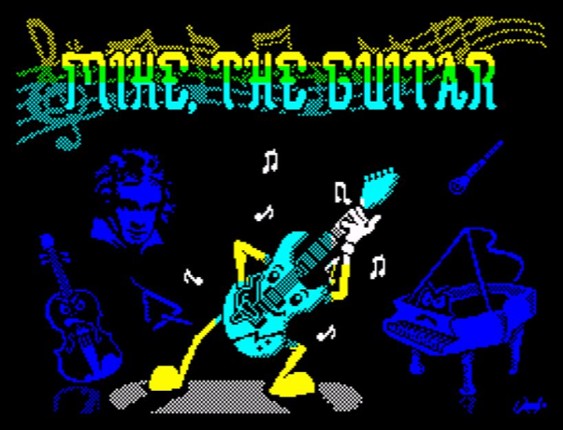 Mike The Guitar 128k Game Cover