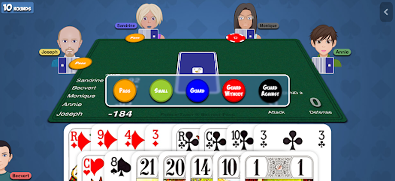 French-Tarot screenshot
