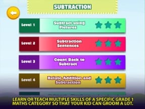 1st Grade Kids Math Counting Image