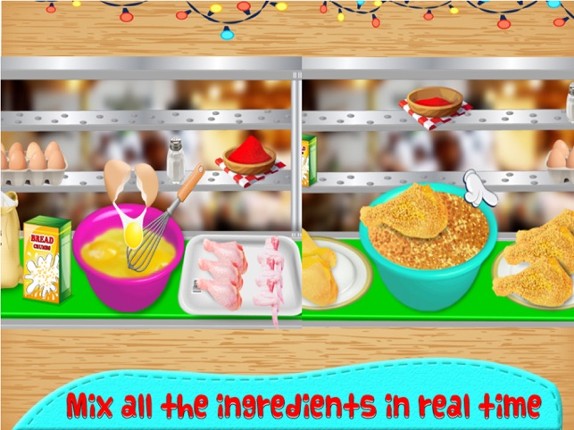 Chicken Deep Fry Maker Cook - A Fast Food Madness screenshot