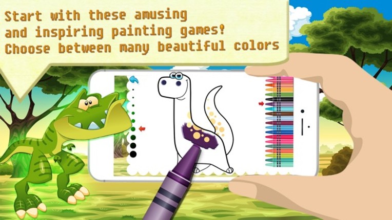 Dinosaur Coloring HD - The discovery dinosaurs Image
