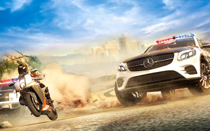 Crazy Car Racing Police Chase Image