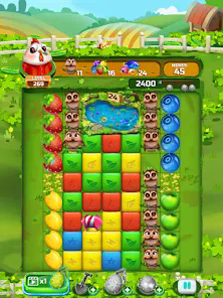 Fruit Funny Blocks: farm cubes screenshot