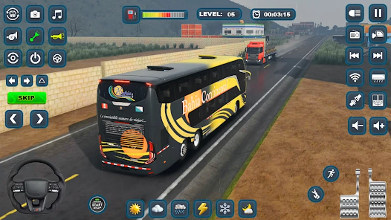Bus Simulator 3D Tour Bus Game screenshot