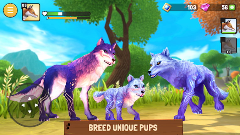 Animal Kingdoms: Wolf Sim MMO screenshot