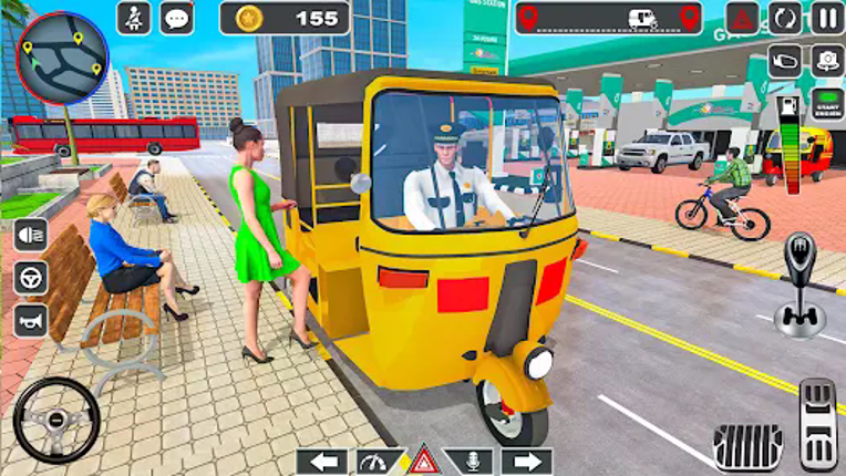 CNG Rickshaw Game TukTuk Auto screenshot