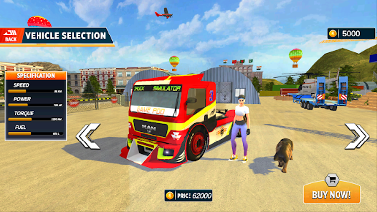 Cargo Delivery Truck Offroad screenshot