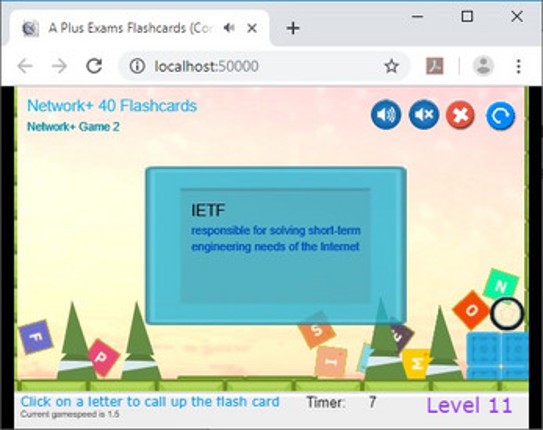CramFLASH Network+ 40 Random FlashCards screenshot