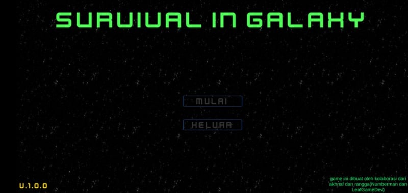 Survival In Galaxy Game Cover