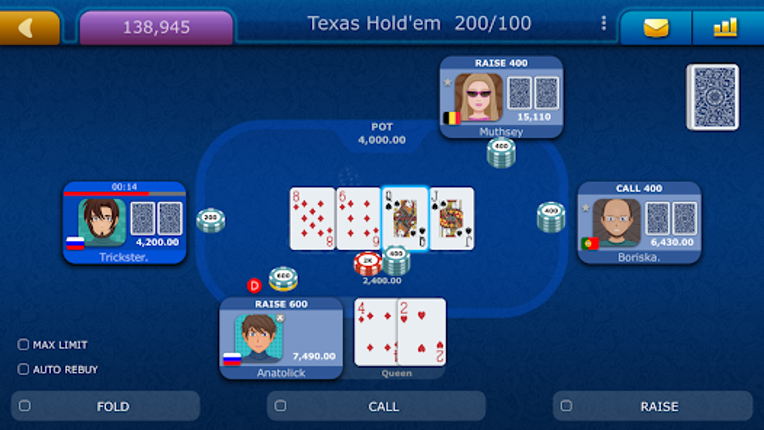 Poker LiveGames online screenshot