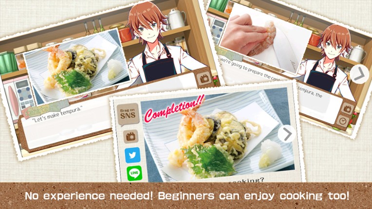 Gochi-Show! for Girls -How To Learn Japanese Cooking Game- screenshot