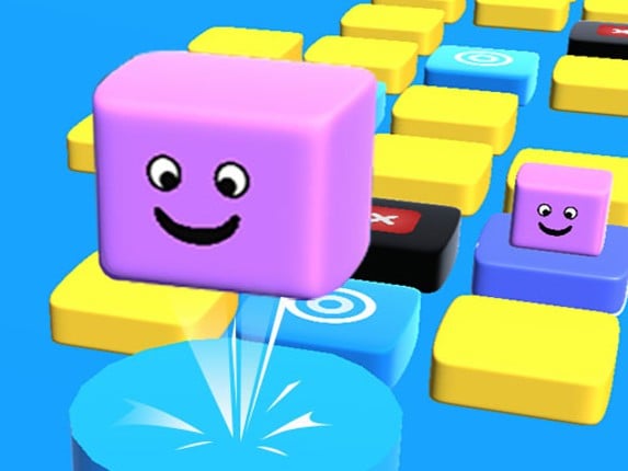 Jump Stacky Cube 3D Game Cover