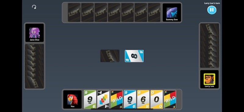 Last 1 Card Game screenshot