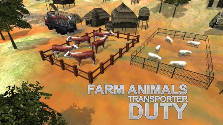 Offroad Transport Farm Animals – Truck driving &amp; parking simulator game screenshot