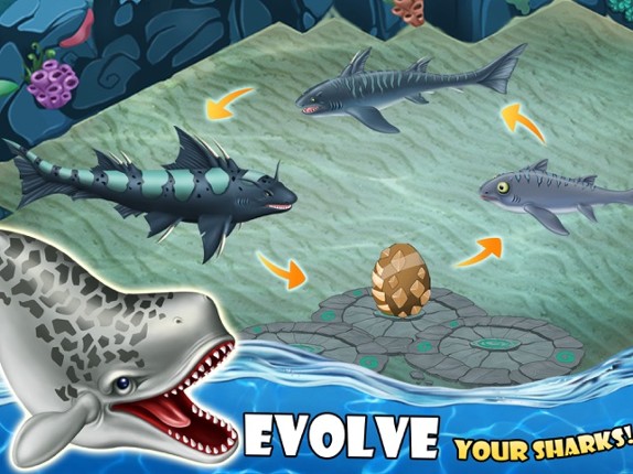 SHARK WORLD -water battle game screenshot