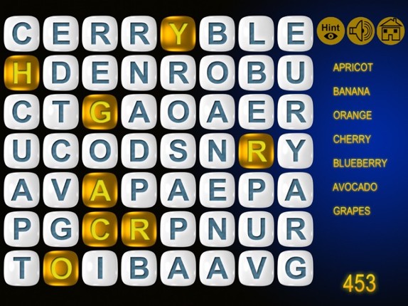 Word Search Puzzle Gold - Dash and Flow Through Letters or get Heads Up Mania screenshot
