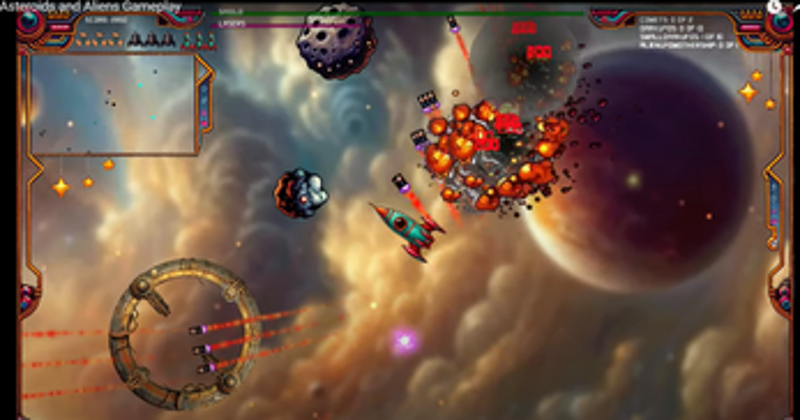 Asteroids and Aliens Image