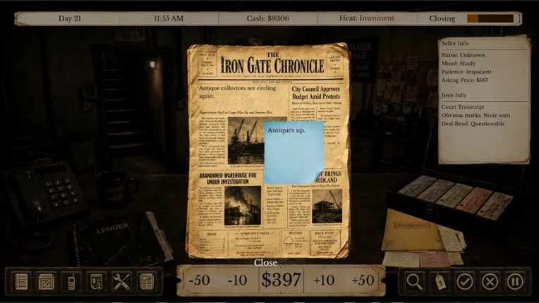Blackwater Exchange screenshot