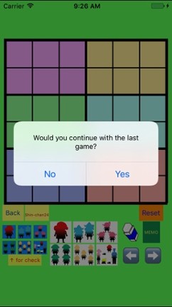 Easy Sudoku 4x4 to 7x7 for Color Figures screenshot