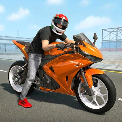 Traffic Moto Rider City Image