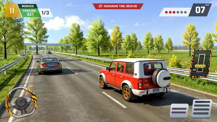 Advance School Car Parking 3D Image