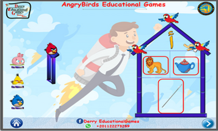 Angry Birds Educational Game screenshot