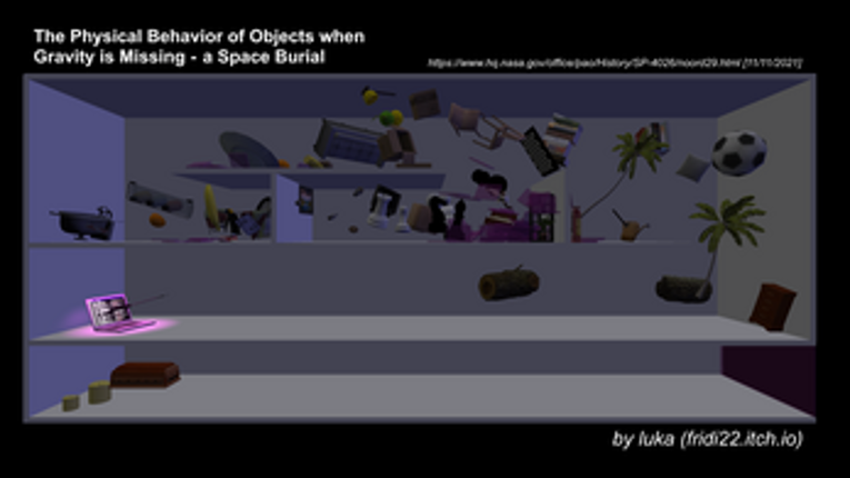 The Physical Behavior of Objects when Gravity is Missing - a Space Burial screenshot