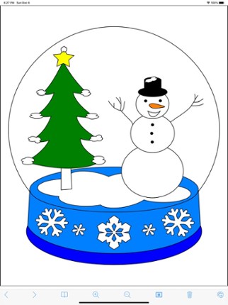 My Holiday Coloring Book screenshot