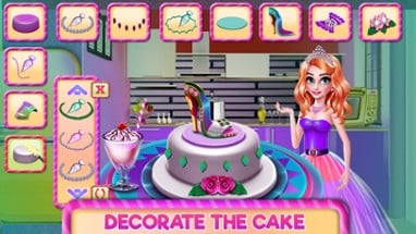 Princess Shoe Cake Image