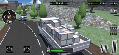 Real Truck Cargo Transport 3D Image