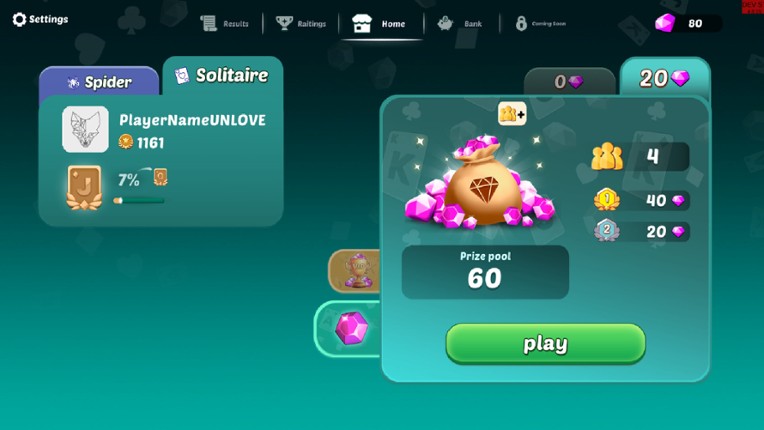 Solitaire Battle Online screenshot