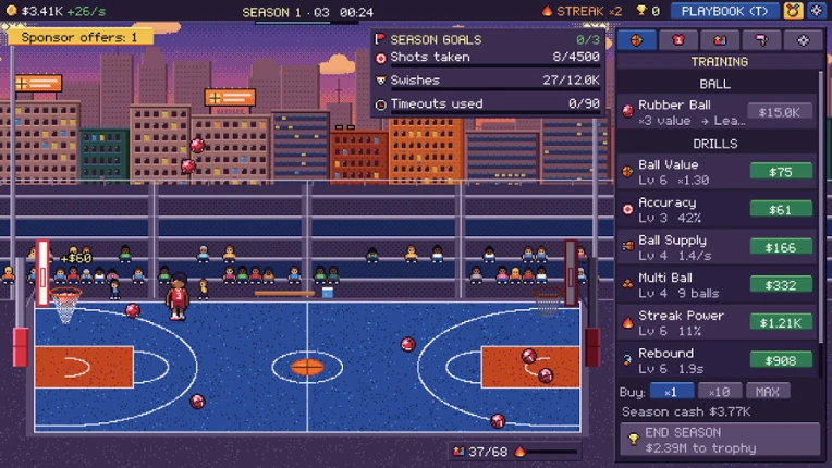 Swish & Repeat: Basketball Idle screenshot